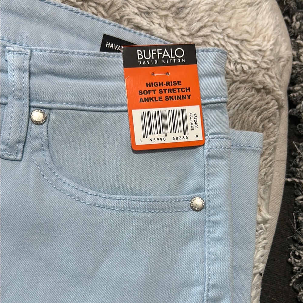 Buffalo David Bitton High Rise Blue Jeans
